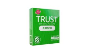 TRUST RIBBED CONDOMS DISPENSOR 24X3'S