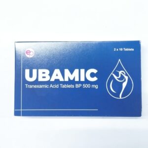 TRANEXAMIC ACID (UBAMIC) 500MG 20’S
