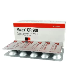 VALEX CR 200MG TABS 50'S