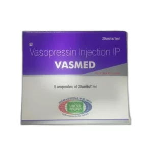 VASOPRESSIN INJ (VASMED) 20UNITS/1ML 5'S