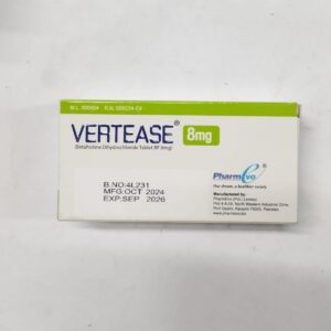 VERTEASE 8MG TABS 30'S