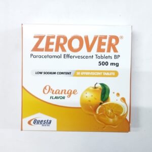 ZEROVER EFFERVESCENT 500MG TABS 21'S