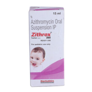 AZITHROMYCIN   (ZITHROX) 200/5ML SUSP  15ML