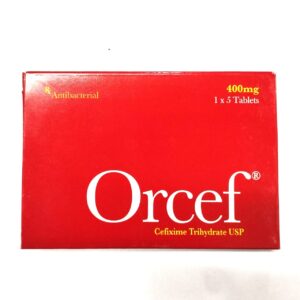 CEFIXIME  (ORCEF) 400MG TABS 5'S